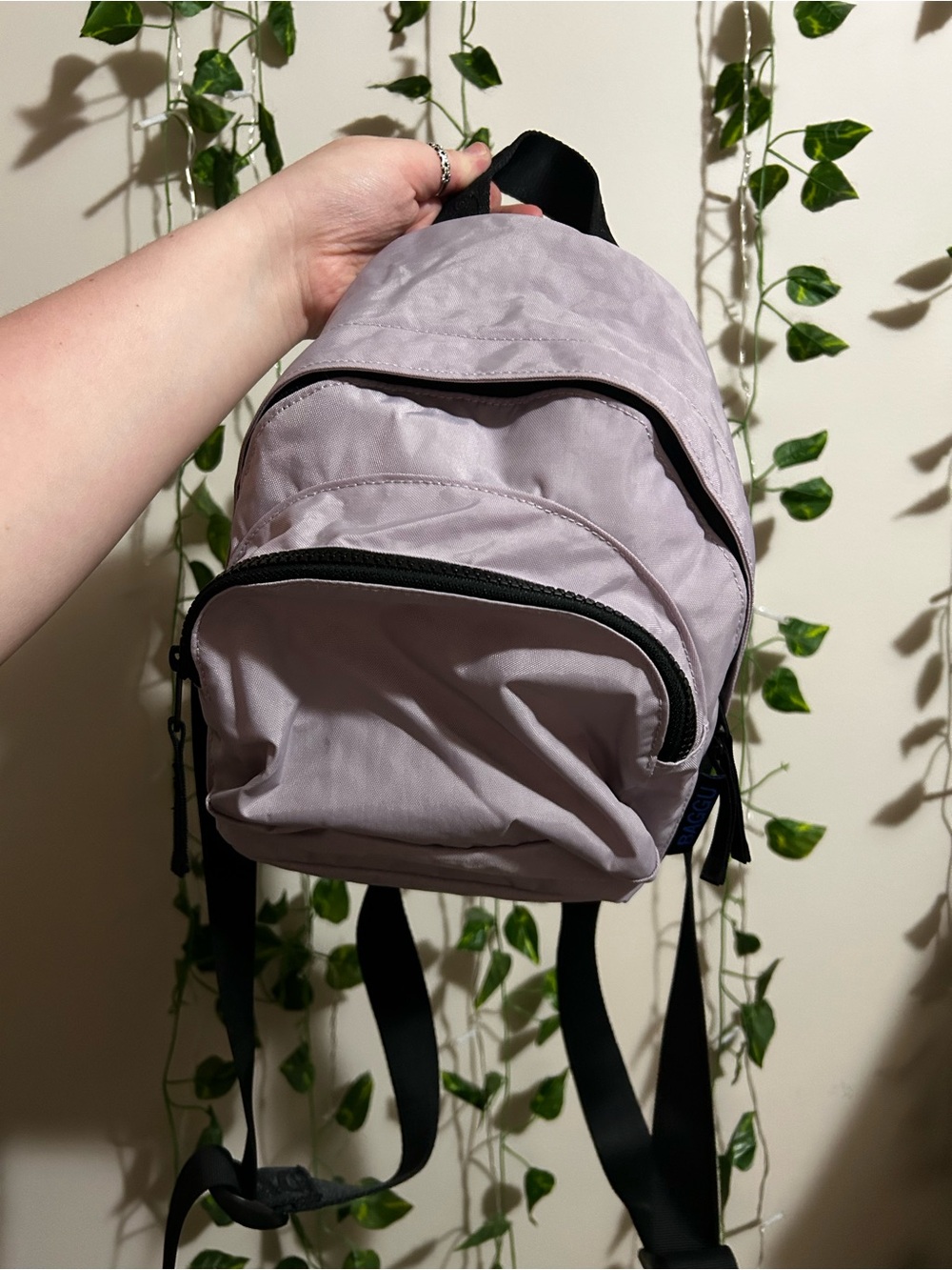Baggu Mini Nylon Backpack Dusty Pink